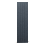 Vertical designer radiator cutout image showing the exact size, column layout, colour and finish on a plain background