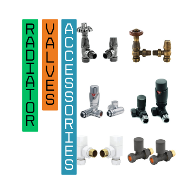 Radiator valves from The Radiator Hub including manual and thermostatic options