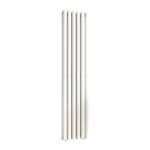 Alma Double Oval Vertical Designer Radiator 1600mm x 360mm White - Image 2