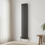 Aura 2 Column Vertical Radiator 1800mm x 425mm Anthracite