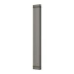 Aura 3 Column Vertical Radiator 1800mm x 290mm Raw Metal - Image 3