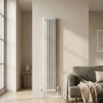 Aura 3 Column Vertical Radiator 1800mm x 290mm White
