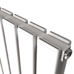 TRH Slimline Double Vertical Radiator 1800mm x 420mm Textured White - Image 3