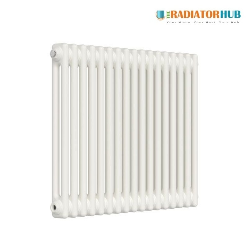 TRH 2 Column Horizontal Radiator White Designer Steel Radiators | The Radiator Hub