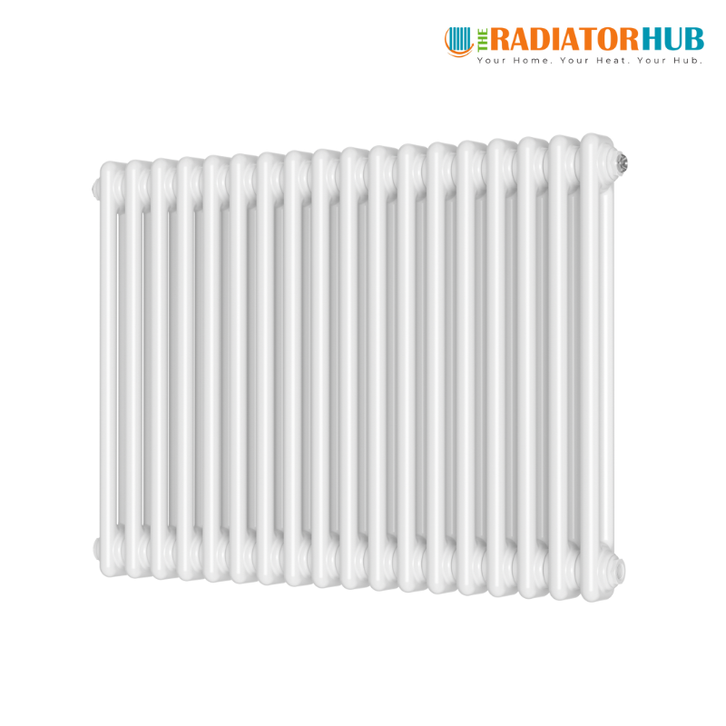 TRH 2 Column Horizontal Radiator 600mm x 830mm White TRH 2 Column Horizontal Radiator 600mm x 830mm White - Image 1