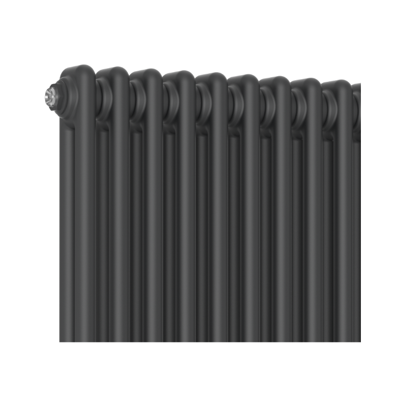 TRH 2 Column Horizontal Radiator Anthracite Cutout A TRH 2 Column Horizontal Radiator 600mm x 830mm Anthracite - Image 3