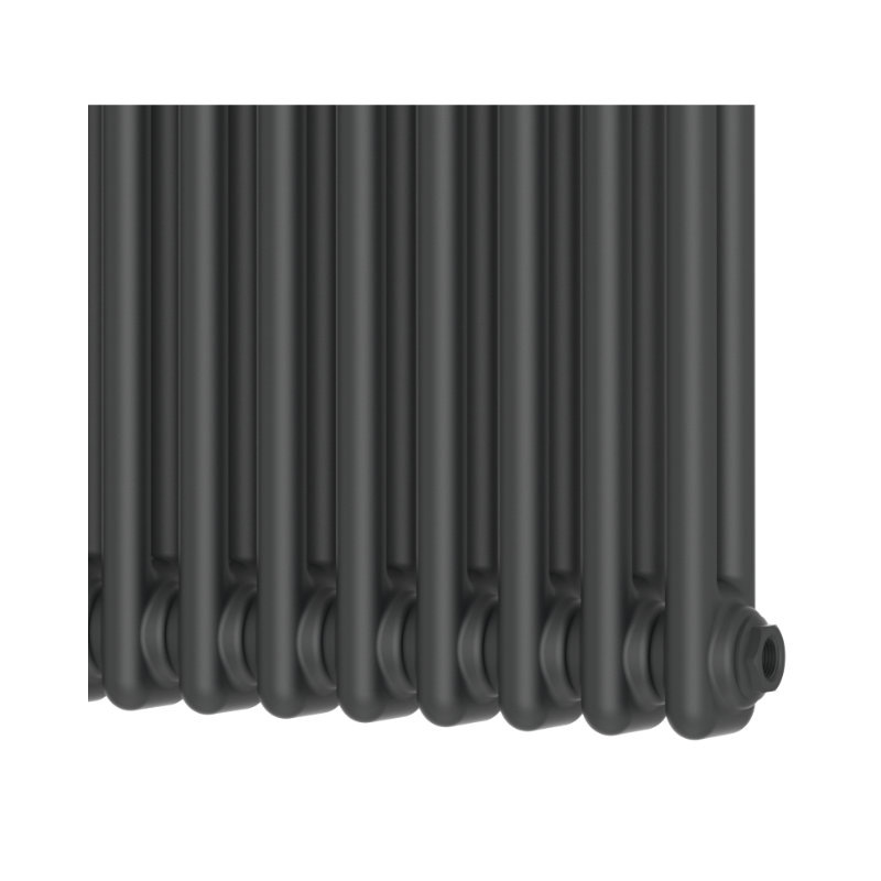 TRH 2 Column Horizontal Radiator Anthracite Cutout TRH 2 Column Horizontal Radiator 600mm x 830mm Anthracite - Image 4