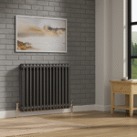 TRH 2 Column Horizontal Radiator 600mm x 785mm Raw Metal - Image 2