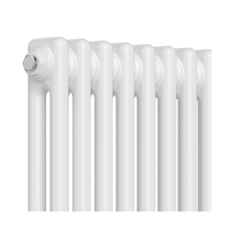 TRH 2 Column Horizontal Radiator White CUtout TRH 2 Column Horizontal Radiator 600mm x 830mm White - Image 4
