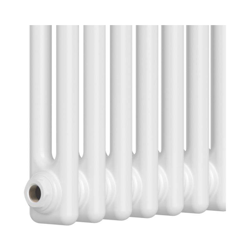 TRH 2 Column Horizontal Radiator White Cutout A TRH 2 Column Horizontal Radiator 600mm x 830mm White - Image 3