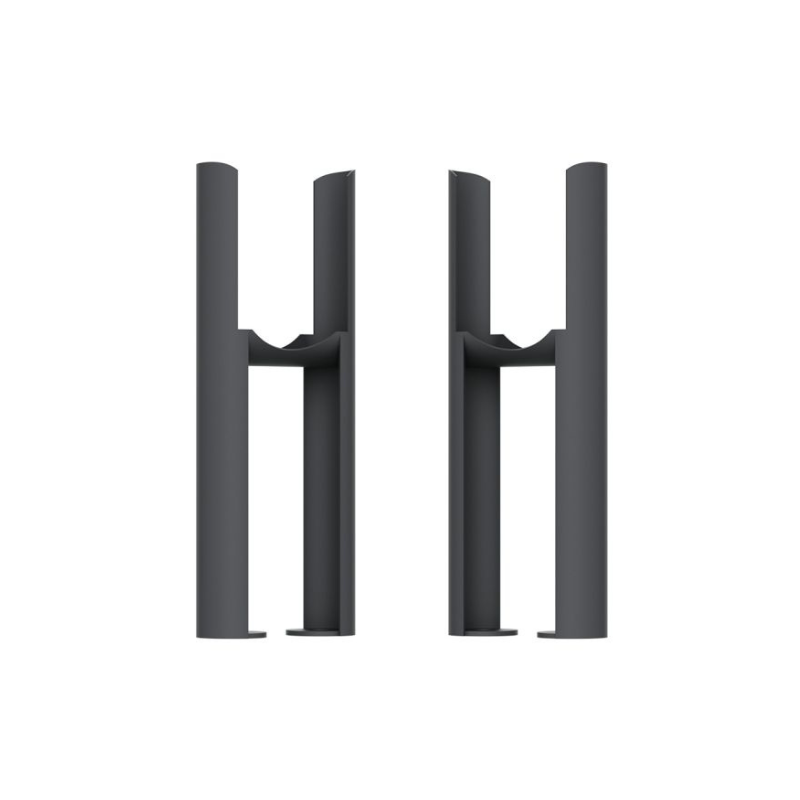 TRH 2 Column Radiator Feet Pair Anthracite TRH 2 Column Radiator Feet Pair Anthracite - Image 1