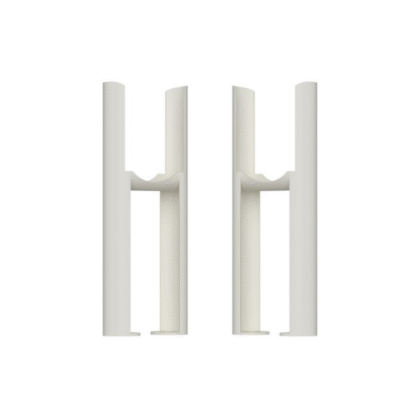 TRH 2 Column Radiator Feet Pair White