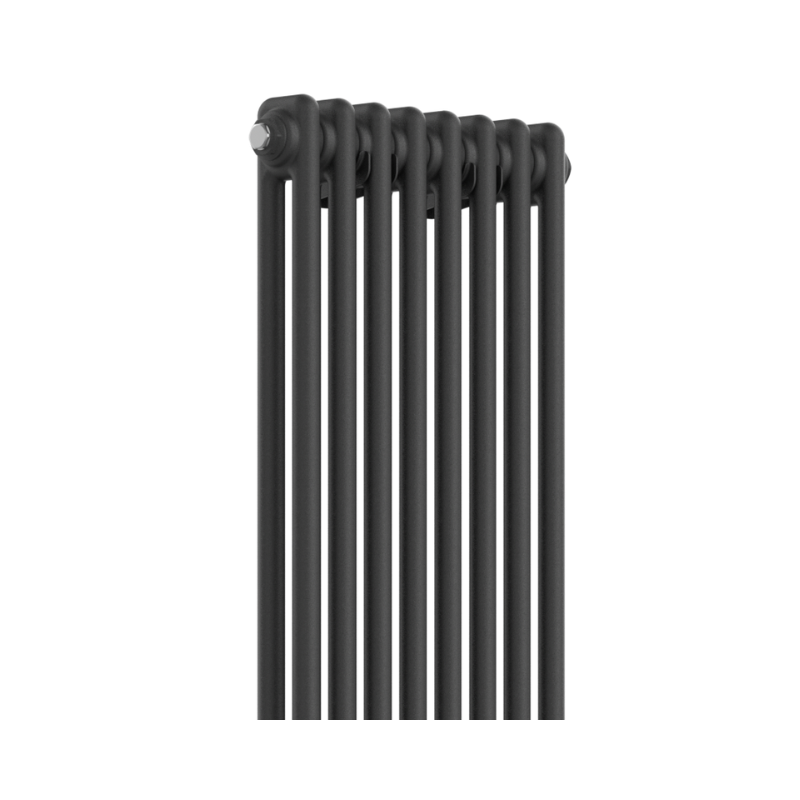 TRH 2 Column Vertical Radiator Anthracite Cutout A TRH 2 Column Vertical Radiator 1800mm x 380mm Anthracite - Image 3