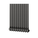 Aura 2 Column Vertical Radiator 1800mm x 470mm Raw Metal - Image 4