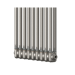 Aura 2 Column Vertical Radiator 1800mm x 425mm Raw Metal - Image 3