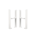 Aura 3 Column Radiator Feet Pair White