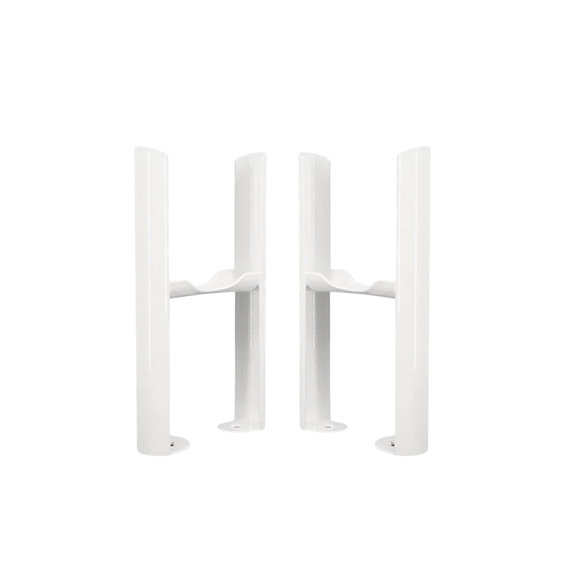 TRH 3 Column Radiator Feet Pair White Aura 3 Column Radiator Feet Pair White - Image 1