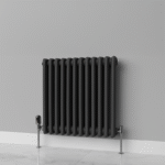 TRH 3 Column Horizontal Radiator 600mm x 605mm Anthracite - Image 2
