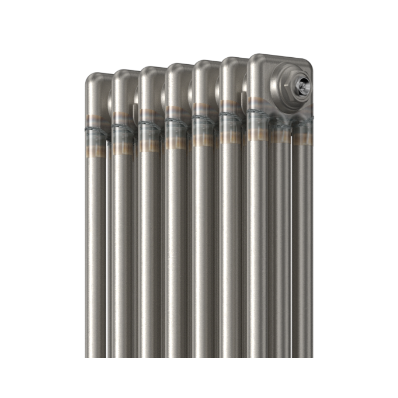TRH 3 Column Vertical Radiator Bare Metal Lacquer Cutout A TRH 3 Column Vertical Radiator 1800mm x 335mm Raw Metal - Image 4