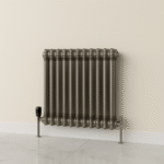 TRH 3 Column Horizontal Radiator 600mm x 650mm Raw Metal - Image 2
