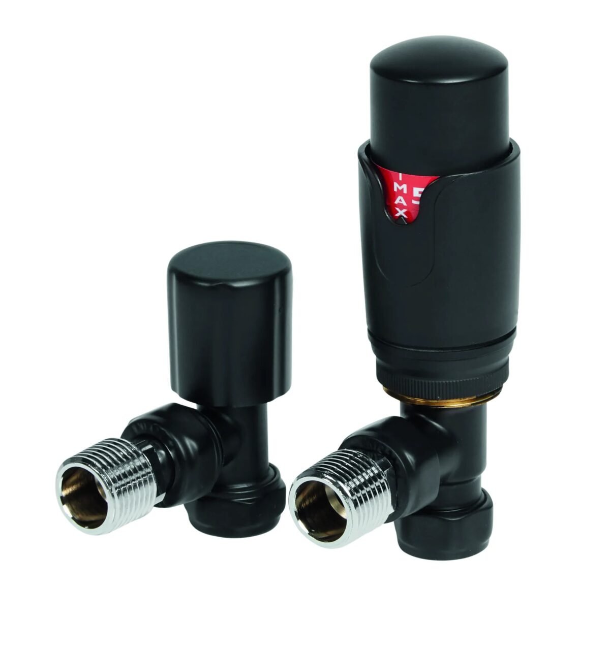 TRH Contemporary Angled TRV Set Black - Image 1