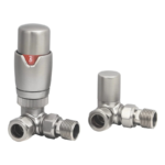 TRH Contemporary Corner TRV Set Satin Nickel