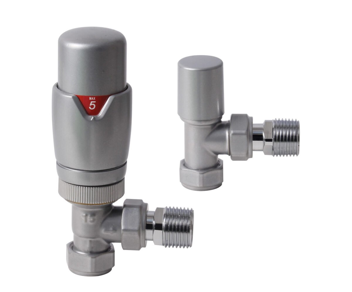 TRH Contemporary Angled TRV Set Pearl Shine - Image 1