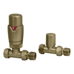 TRH Contemporary Straight TRV Set Brushed Brass