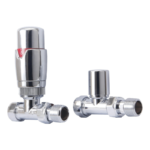 TRH Contemporary Straight TRV Set Chrome