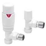 TRH Contemporary Angled TRV Set White