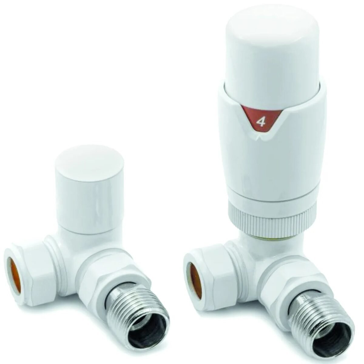 TRH Contemporary Corner TRV Set White - Image 1