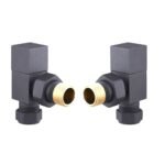 TRH Cuba Angled Manual Valve Set Anthracite