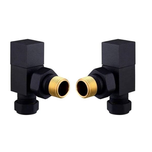 TRH Cuba Angled Manual Valve Set Black