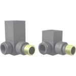 TRH Cuba Corner Manual Valve Set Basalt Grey