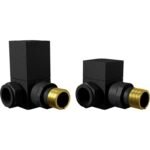 TRH Cuba Corner Manual Valve Set Black