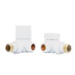 TRH Cuba Corner Manual Valve Set White