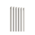 TRH Double Oval Vertical Designer Radiator 1600mm x 360mm White - Image 3