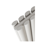 Alma Double Oval Vertical Designer Radiator 1600mm x 480mm White - Image 4
