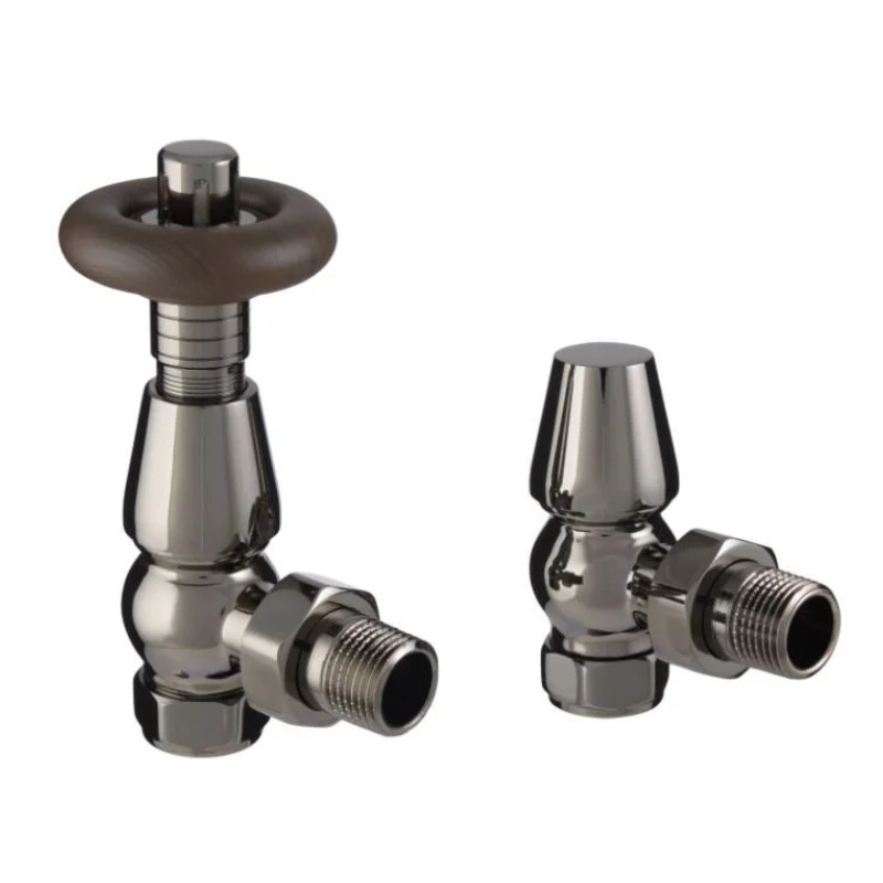TRH Kensington Traditional Angled TRV Set Black Nickel TRH Kensington Traditional Angled TRV Set Black Nickel - Image 1