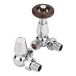 TRH Kensington Traditional Corner TRV Set Chrome