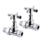TRH Regal Crosshead Manual Valve Set Chrome (Straight)