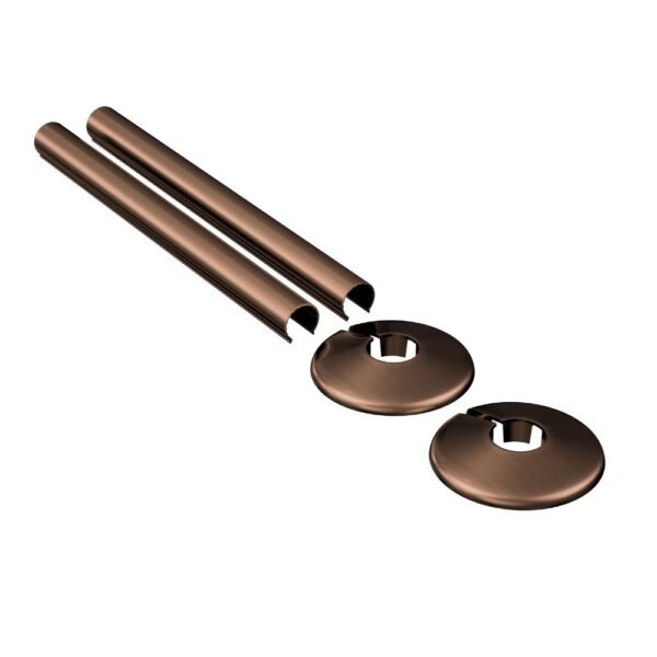TRH Retrofit Snap-On Pipe Sleeve Kit Brushed Bronze