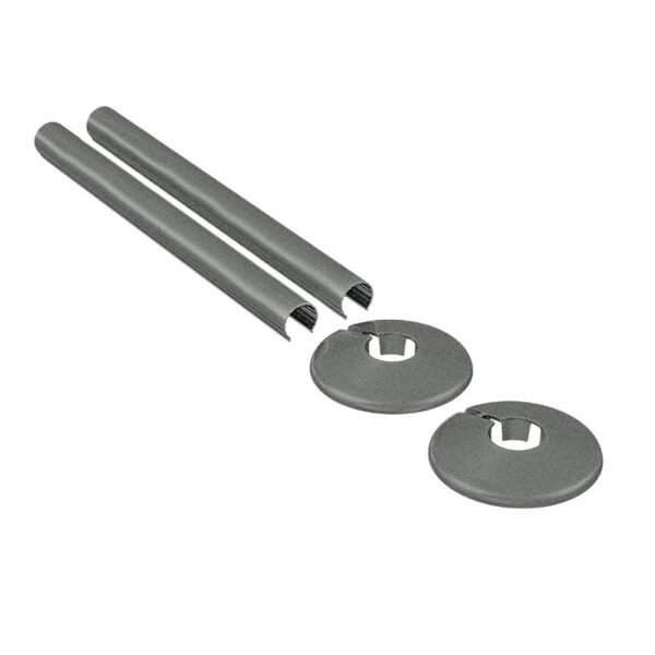 TRH Retrofit Snap-On Pipe Sleeve Kit Pewter