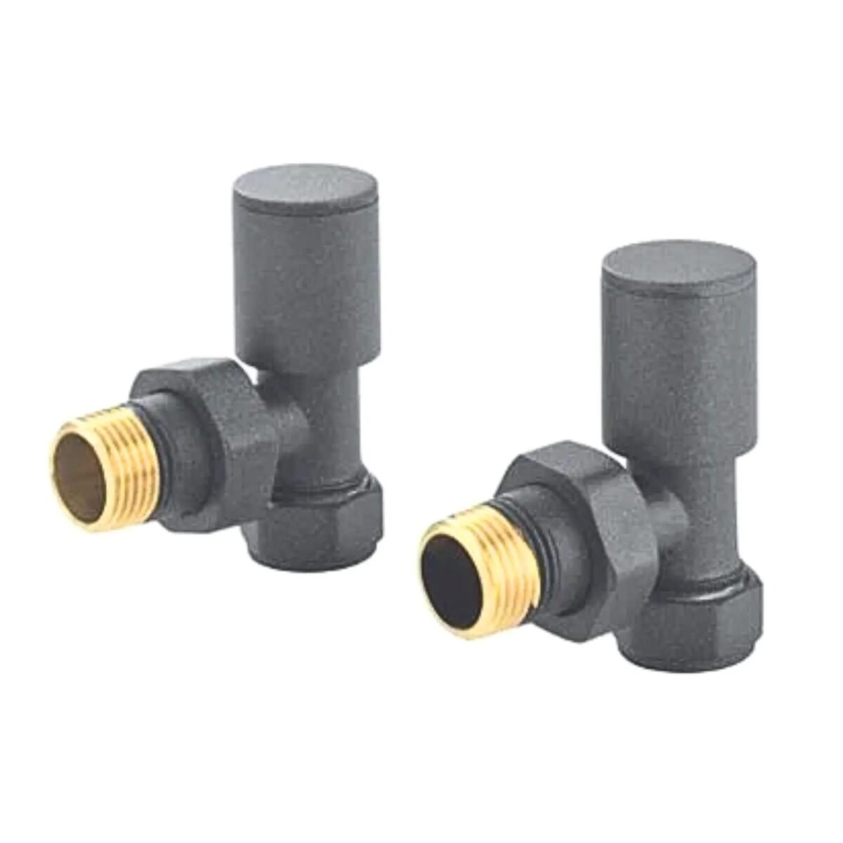 TRH Royal Manual Angled Valve Set Basalt Grey - Image 1