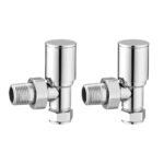 TRH Royal Manual Angled Valve Set Chrome