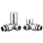 TRH Royal Manual Corner Valve Set Chrome