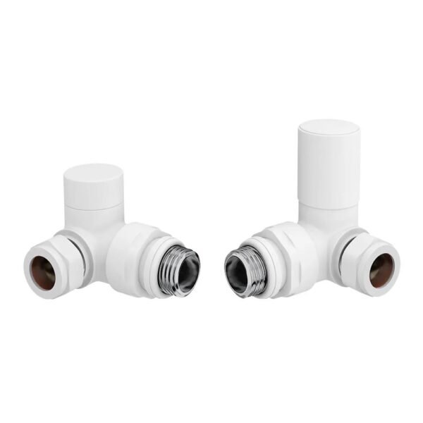 TRH Royal Manual Corner Valve Set White