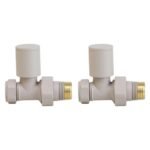 TRH Royal Manual Straight Valve Set Cappuccino