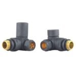 TRH Royal Manual Straight Valve Set Basalt Grey