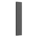 TRH Slimline Double Vertical Radiator 1800mm x 420mm Textured Anthracite - Image 2